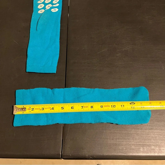 Vintage Miami Dolphins Non Slip Grip Socks Blue Football - Picture 5 of 5